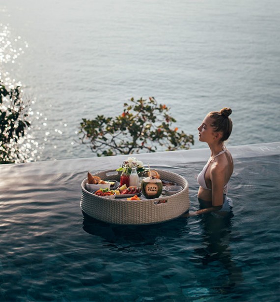Our relaxing Koh Samui activities include a poolside breakfast