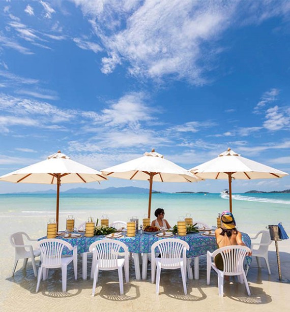 Our Koh Samui hotel activities include lovely beach picnics